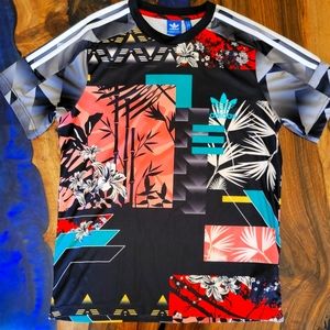 Adidas Tropical Mash Up graphic Tee